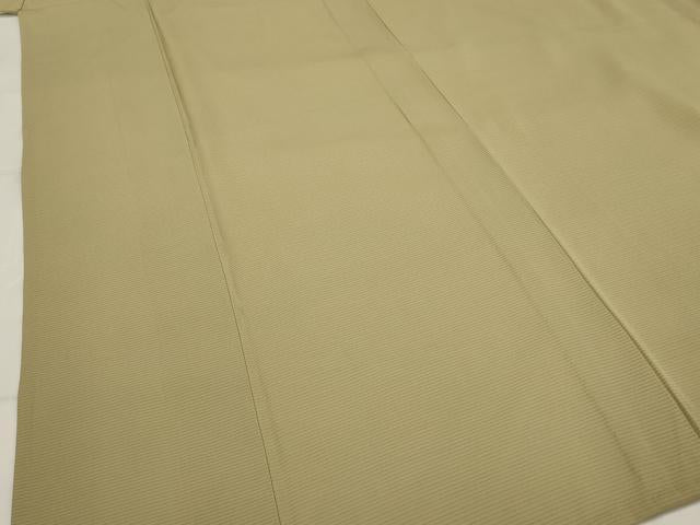 平和屋着物＊夏物　色無地　絽　利休茶色　正絹　逸品　AABK8870st