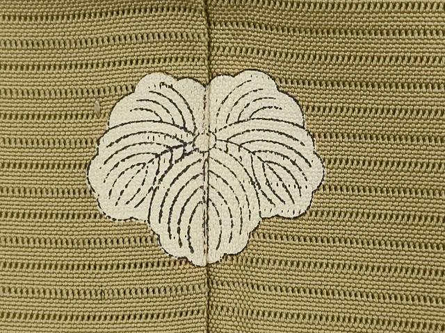 平和屋着物＊夏物　色無地　絽　利休茶色　正絹　逸品　AABK8870st