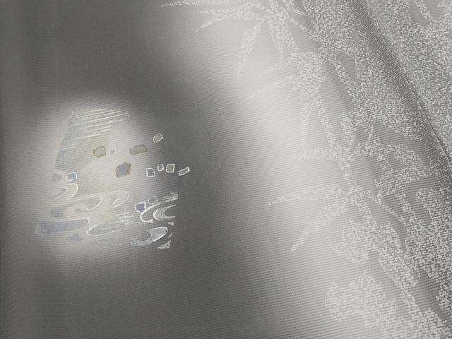 平和屋着物＊夏物　訪問着　絽　作家物　色紙流水文　暈し染め　金銀彩　まるやま扱い　正絹　逸品　AABK8885st
