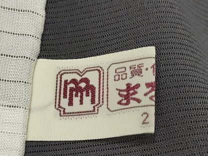 平和屋着物＊夏物　訪問着　絽　作家物　色紙流水文　暈し染め　金銀彩　まるやま扱い　正絹　逸品　AABK8885st