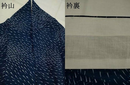 平和屋着物＊夏物　小紋　絽　魚　洗える着物　AABK8894st