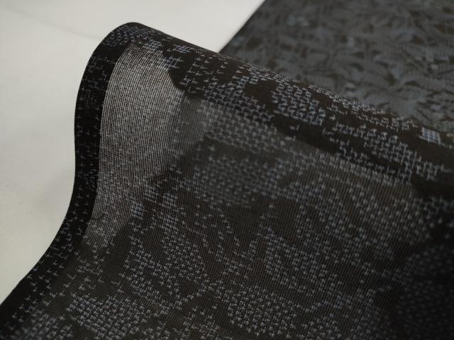 平和屋着物＊夏物　本場大島紬　夏大島　花尽し　正絹　逸品　AABK8898st