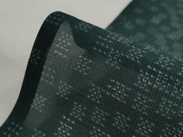 平和屋着物＊夏物　本場大島紬　夏大島　間道　ロング丈　正絹　逸品　AABK8901st