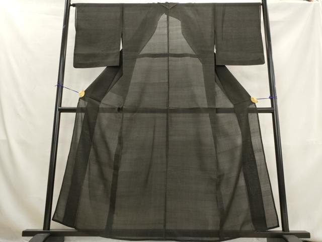 平和屋着物＊夏物　本場大島紬　夏大島　霞文　正絹　逸品　AABK8919st