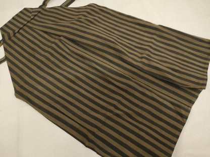 平和屋着物[]七五三　男の子　行灯袴　縞　綿　逸品　AABK8938ja