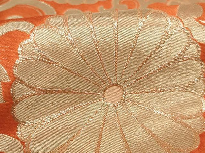 平和屋本店▼打敷　内敷　三角　金襴　菊唐草文　法衣　寺院　仏具　仏教　僧侶　神職　装束　AABK9019ja