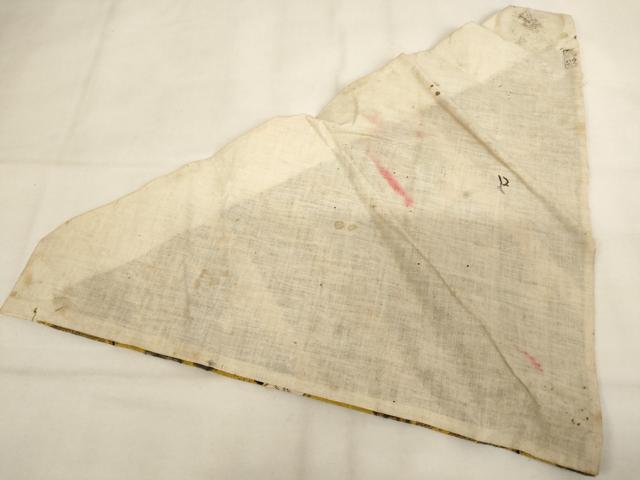 平和屋本店▼打敷　内敷　三角　飛鶴文　法衣　寺院　仏具　仏教　僧侶　神職　装束　AABK9091ja