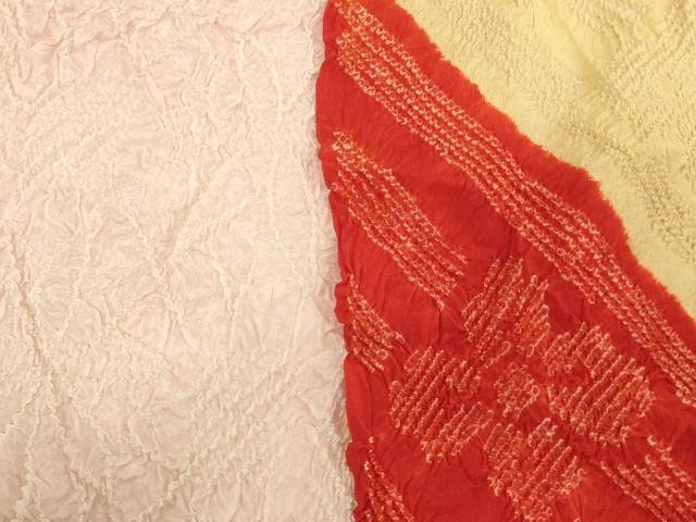 平和屋着物[]七五三　女の子　和装小物　帯揚げ25枚セット　総絞り　中抜き絞り　正絹　逸品　AABK9100ja