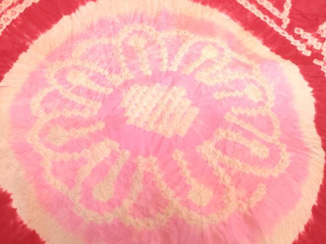 平和屋着物[]子供　女の子　和装小物　兵児帯5点セット　柄絞り　舞花文　正絹あり　逸品　AABK9103ja
