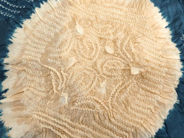平和屋着物[]子供　男の子　和装小物　兵児帯4点セット　柄絞り　草花文　正絹あり　逸品　AABK9107ja