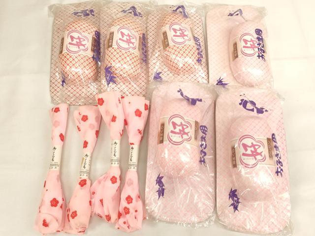 平和屋着物[]七五三　女の子　和装小物　着付け用品まとめて10点セット　帯板　帯枕　腰紐　逸品　未使用　AABK9115ja