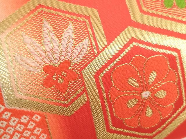 平和屋着物[]七五三　女の子　和装小物セット(草履・バッグ・帯締め・志古貴)　金糸　逸品　AABK9116ja