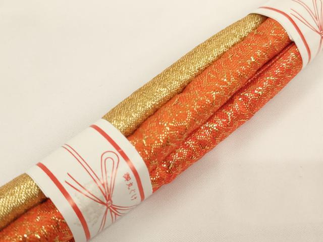 平和屋着物[]七五三　女の子　和装小物セット(草履・バッグ・帯締め・扇子)　逸品　AABK9117ja