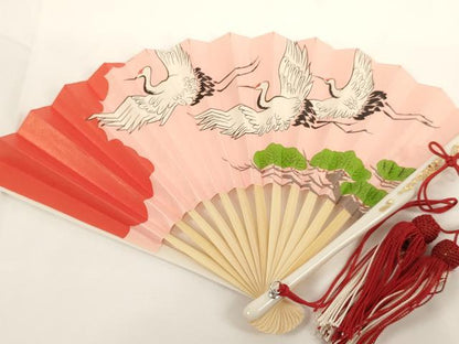 平和屋着物[]七五三　女の子　和装小物セット(草履・バッグ・帯締め・扇子)　逸品　AABK9117ja