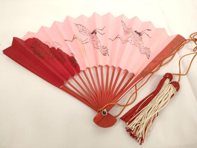 平和屋着物[]七五三　女の子　和装小物セット(草履・巾着バッグ・扇子・筥迫・ビラ簪)　逸品　AABK9120ja