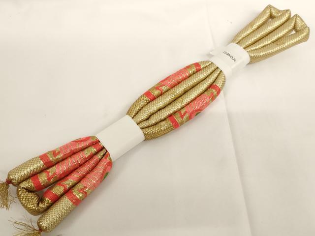 平和屋着物[]七五三　女の子　和装小物セット(草履・バッグ・帯締め・扇子)　逸品　AABK9122ja