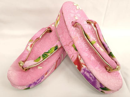 平和屋着物[]七五三　女の子　和装小物セット(草履・バッグ・扇子・志古貴)　逸品　AABK9123ja