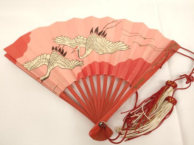 平和屋着物[]七五三　女の子　和装小物セット(草履・バッグ・扇子・筥迫・ビラ簪)　逸品　AABK9127ja