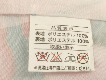 平和屋本店[]七五三　女の子　３歳　祝着　三つ身　長襦袢(単衣・半衿刺繍)・被布・小物セット　草花文　金彩　箱付き　AABK9145ja