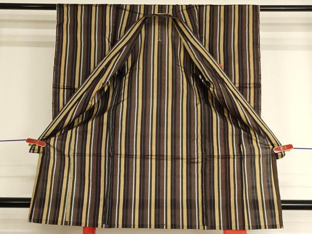 平和屋着物[]子供　男の子　長襦袢　単衣　間道　正絹　逸品　AABK9155ja