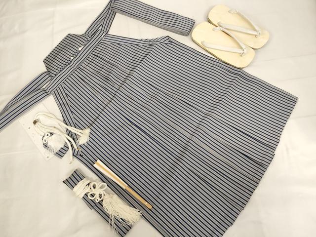 平和屋着物[]七五三　男の子　祝着・羽織・長襦袢・行灯袴・小物セット　立波鷹文　金彩　AABK9176ja