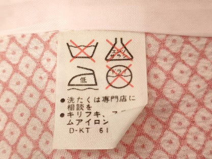 平和屋着物[]子供　女の子　長襦袢　無双仕立て　雲取り鹿の子文　洗える着物　AABK9192ja