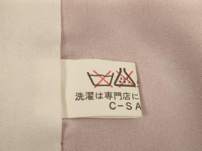 平和屋着物[]七五三　女の子　７歳　祝着　四つ身　枝桜文　暈し染め　金彩　正絹　逸品　AABK9237ja