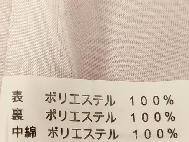 平和屋着物[]七五三　女の子　３歳　被布　草花地紋　赤色　洗える着物　AABK9255ja