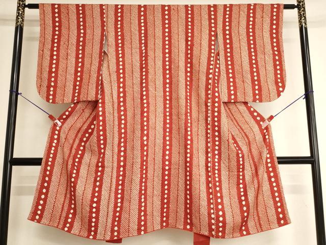 平和屋着物[]七五三　女の子　5歳　祝着　総絞り　間道　正絹　逸品　未使用　AABK9263ja