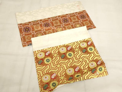 平和屋本店▼打敷　内敷　8点セット　金襴　西陣織　花丸文　未使用品あり　法衣　寺院　仏具　仏教　僧侶　神職　装束　AABK9301ja