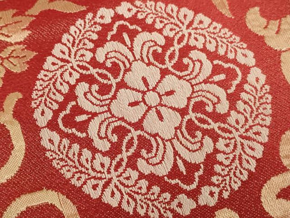平和屋本店▼打敷 内敷7点セット 三角 駒刺繍 金襴 西陣織 草花文 未使用品あり 法衣 寺院 仏具 仏教 僧侶 神職 装束 AABK9302ja