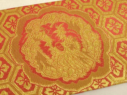 平和屋本店▼打敷　内敷19点セット　金襴　龍丸文　法衣　寺院　仏具　仏教　僧侶　神職　装束　AABK9304ja