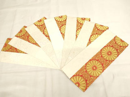 平和屋本店▼打敷　内敷7点セット　金襴　菊　法衣　寺院　仏具　仏教　僧侶　神職　装束　AABK9305ja