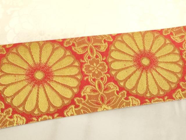 平和屋本店▼打敷　内敷7点セット　金襴　菊　法衣　寺院　仏具　仏教　僧侶　神職　装束　AABK9305ja
