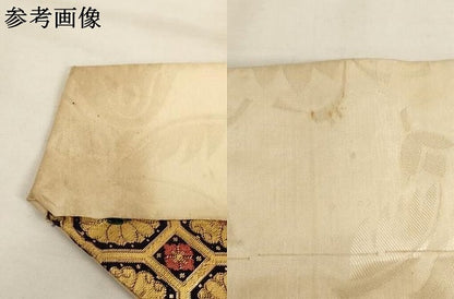 平和屋本店▼打敷　内敷2点セット　三角　金襴　蜀江花文　法衣　寺院　仏具　仏教　僧侶　神職　装束　AABK9308ja