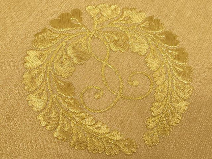 平和屋本店▼打敷　内敷3点セット　三角　金襴　下り藤　法衣　寺院　仏具　仏教　僧侶　神職　装束　AABK9315ja