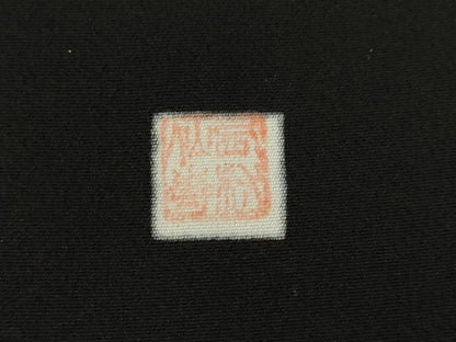 平和屋着物●陶流染　西村仙寿　黒留袖　駒刺繍　人物風景文　金彩　正絹　逸品　AABK9336ck