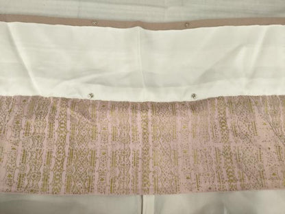 平和屋着物●訪問着　総刺繍　中国三大刺繍　スワトウ刺繍　汕頭刺繍　雲重ね花文　梅染色　正絹　逸品　AABK9344ck