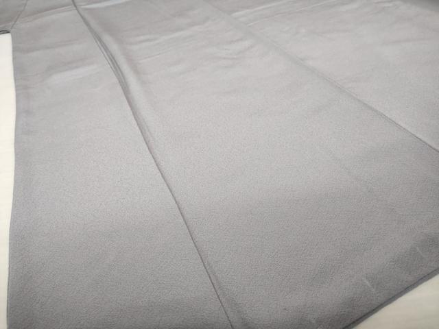 平和屋着物●上質な色無地　源氏鼠色　正絹　逸品　AABK9345ck