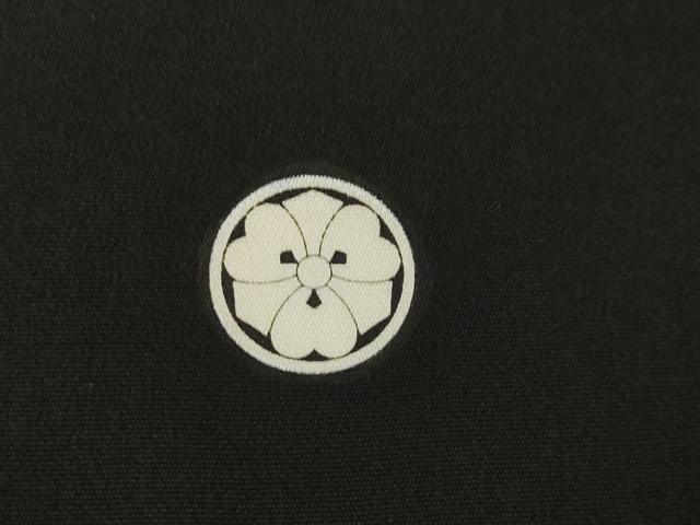 平和屋着物●谷崎潤一郎の世界　黒留袖　駒刺繍　正倉院鳳凰花文　金彩　正絹　逸品　AABK9348ck