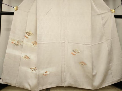 平和屋着物●訪問着　源氏香花文　暈し染め　金彩　鈴乃屋扱い　正絹　逸品　AABK9353ck