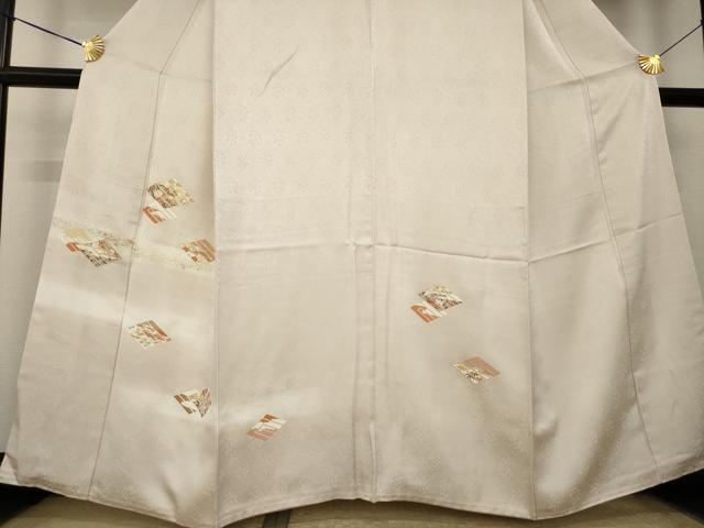 平和屋着物●訪問着　源氏香花文　暈し染め　金彩　鈴乃屋扱い　正絹　逸品　AABK9353ck