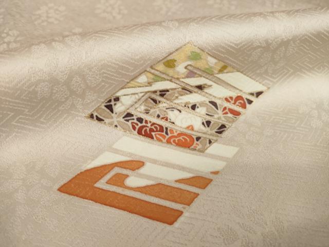 平和屋着物●訪問着　源氏香花文　暈し染め　金彩　鈴乃屋扱い　正絹　逸品　AABK9353ck