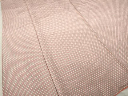 平和屋着物●上質な小紋　幾何学文様　正絹　逸品　AABK9364ck
