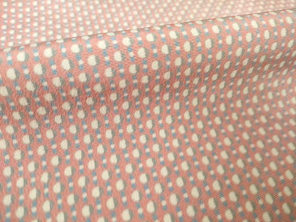 平和屋着物●上質な小紋　幾何学文様　正絹　逸品　AABK9364ck