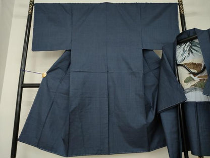 平和屋着物●男性　本場大島紬　アンサンブル　100亀甲　総詰め　正絹　逸品　AABK9386ck