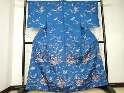 平和屋着物●訪問着　風景花文　AABK9393ck