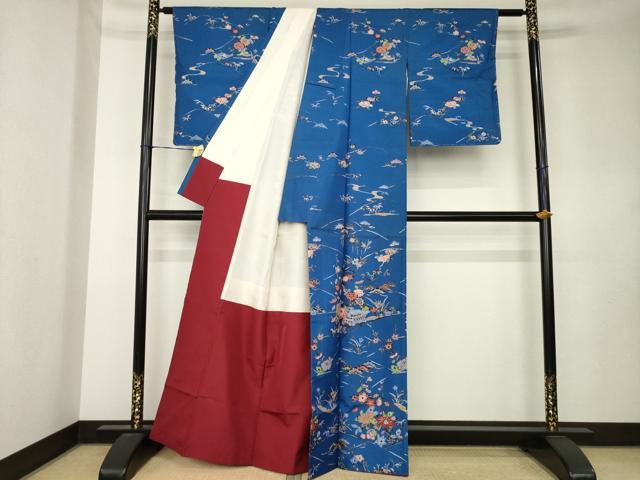 平和屋着物●訪問着　風景花文　AABK9393ck