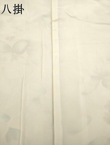 平和屋着物●上質な小紋　草花文　地紋起こし　正絹　逸品　AABK9394ck