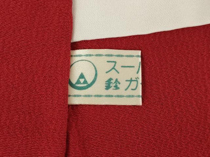 平和屋着物●豪華振袖　駒刺繍　御所車人物花文　鈴乃屋扱い　正絹　逸品　AABK9397ck